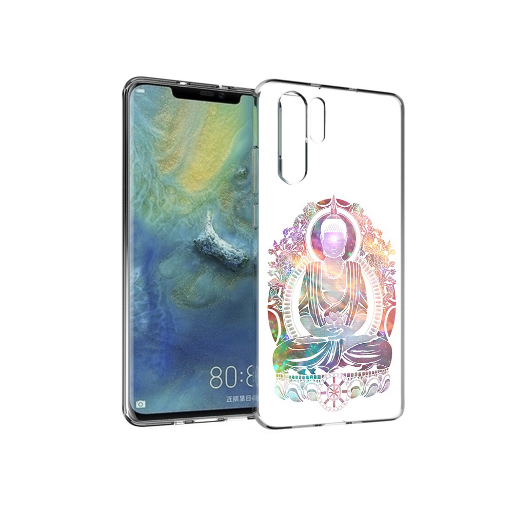 

Чехол MyPads Tocco для Huawei P30 Pro умный мужчина абстракция, Прозрачный, Tocco
