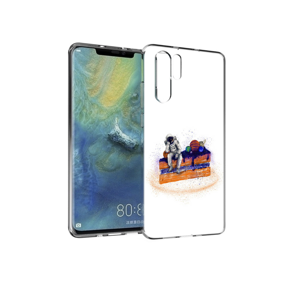 

Чехол MyPads Tocco для Huawei P30 Pro торт с планетами, Прозрачный, Tocco