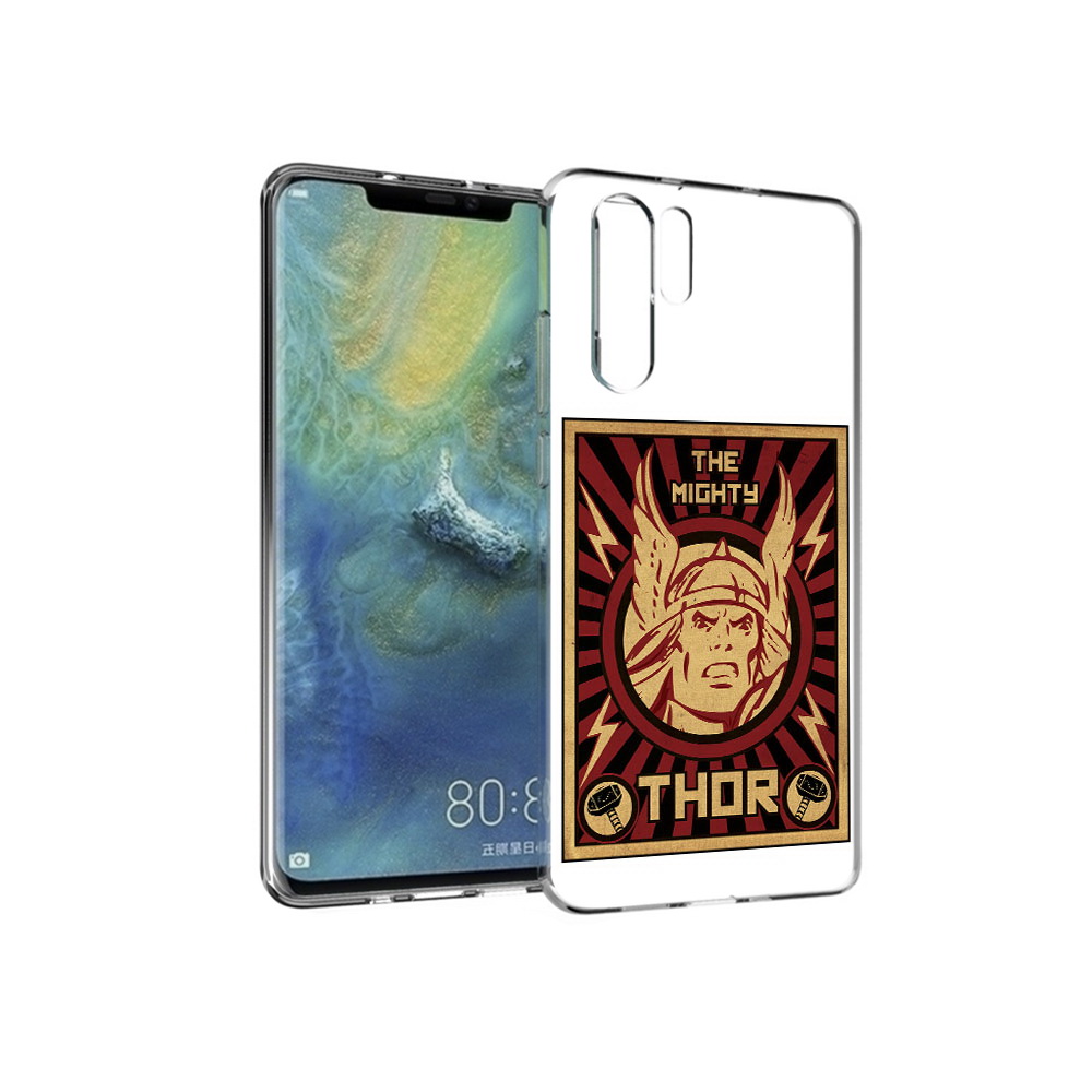 

Чехол MyPads Tocco для Huawei P30 Pro тор лицо, Прозрачный, Tocco