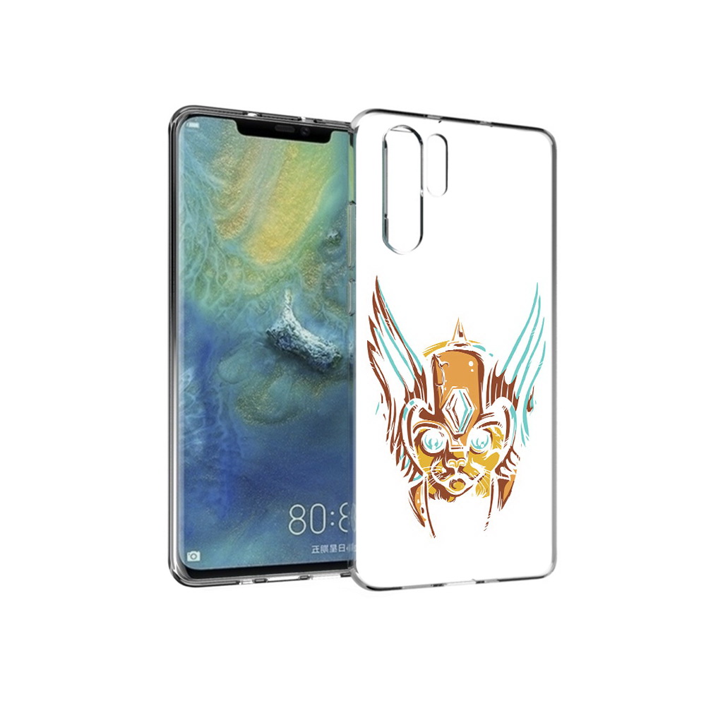 

Чехол MyPads Tocco для Huawei P30 Pro тор абстракция, Прозрачный, Tocco