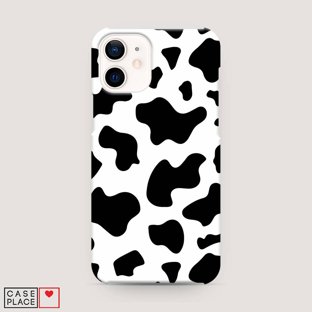 

Пластиковый чехол "Пятна коровы" на Apple iPhone 12 mini, 12620-1
