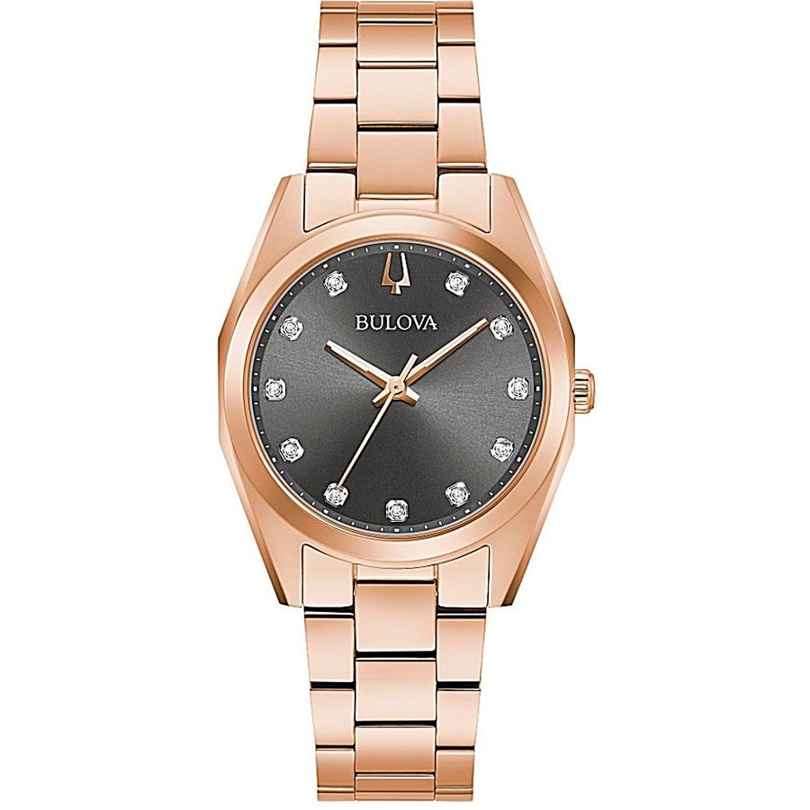 фото Наручные часы женские bulova 97p156 золотистые