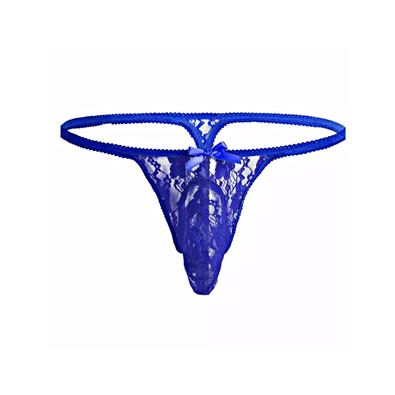 

Мужские трусы стринги синие Romeo Rossi RR1033-16 L, RR1033