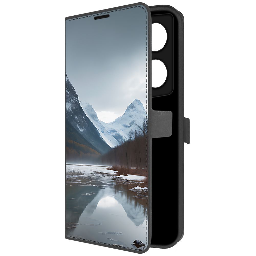 

Чехол-книжка Krutoff Eco Book для Tecno Camon 20 Premier Весенняя оттепель (черный)