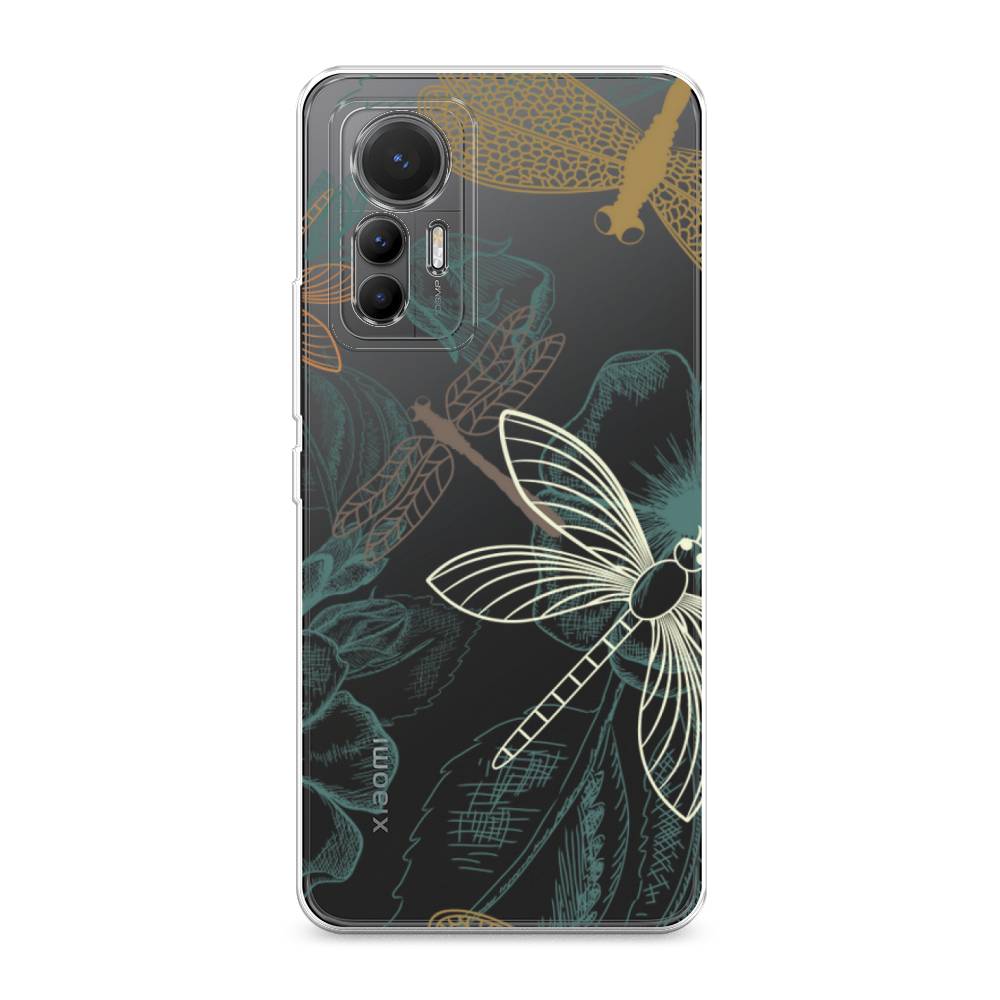 

Чехол Awog на Xiaomi 12 Lite "Тени стрекоз", Разноцветный, 315050-8