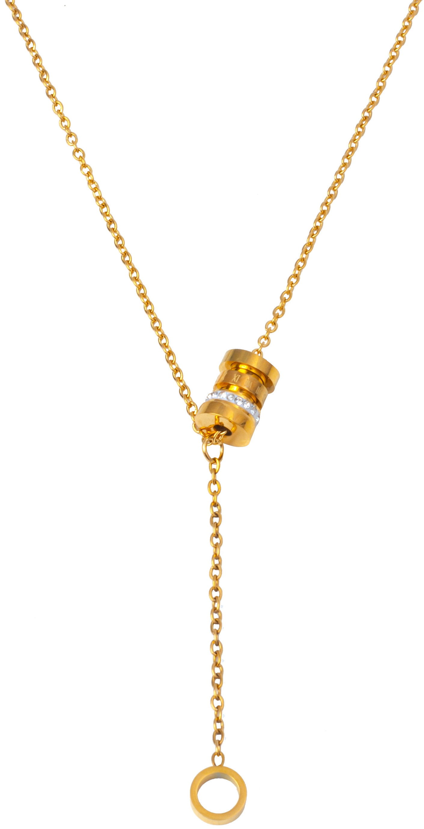 

Колье-галстук из бижутерного сплава 55,7 см WowMan Jewelry MLYGG, MLYGG