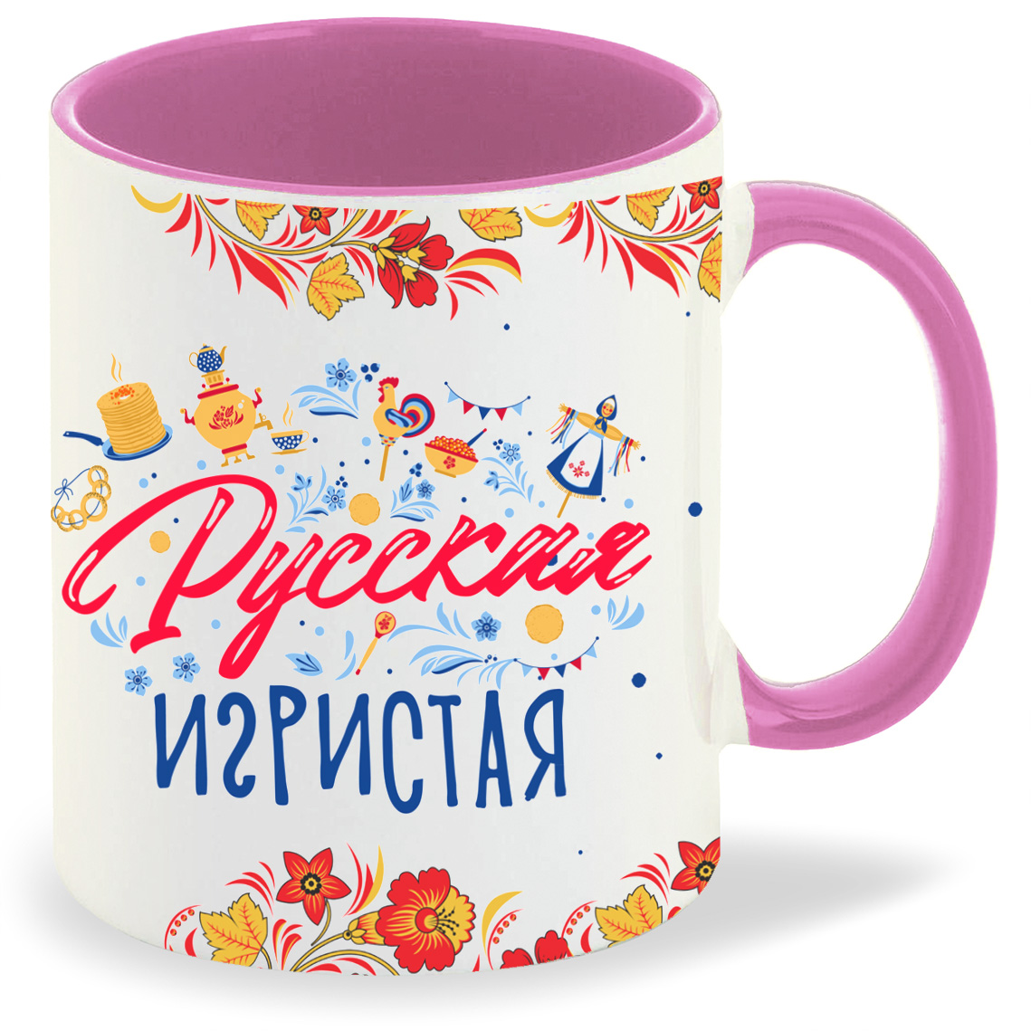 

Кружка CoolPodarok Прикол Русская игристая, Прикол Русская игристая