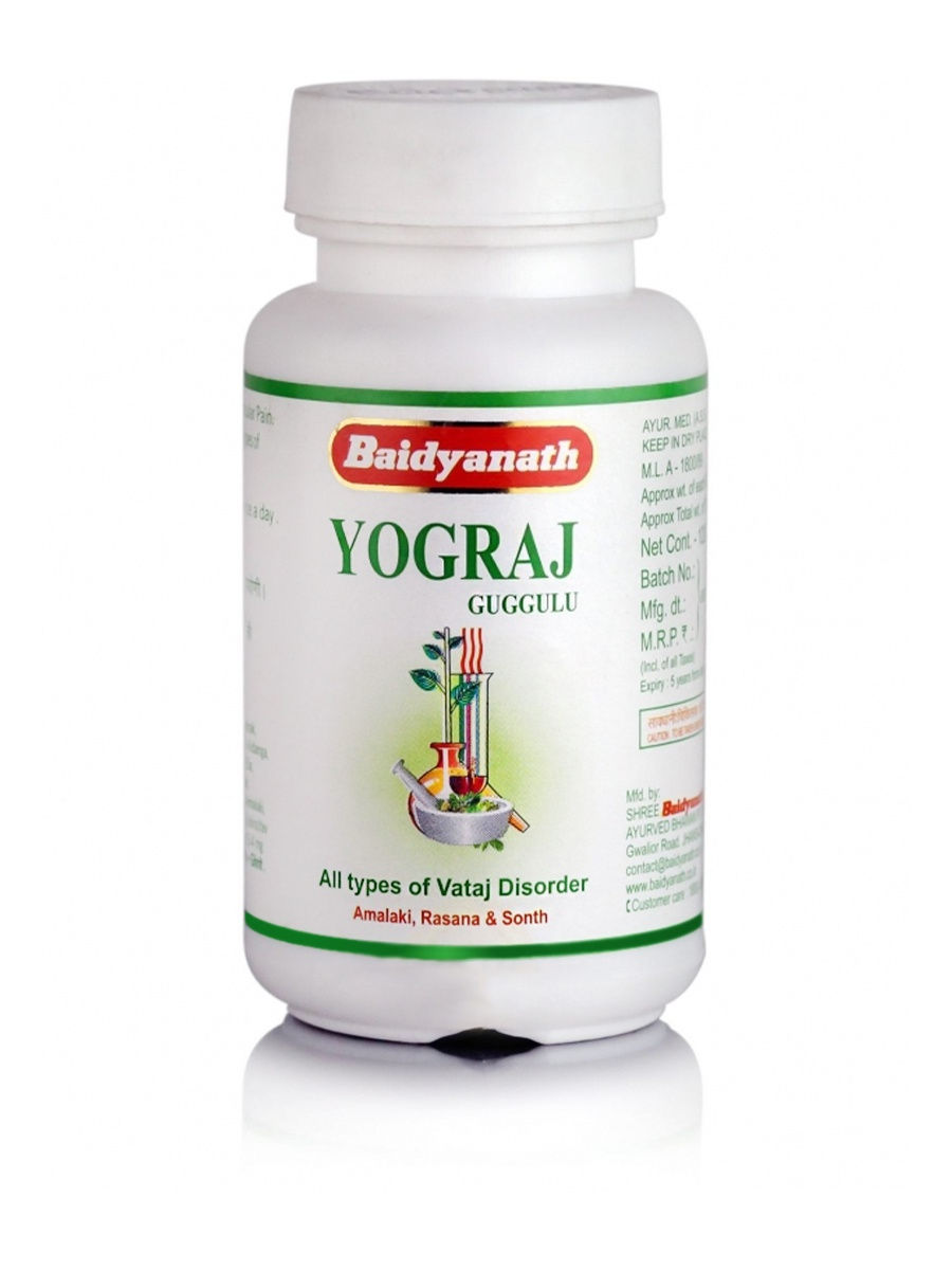 

Пищевая добавка BaidyanathЙогарадж Гуггул 120 таблеток