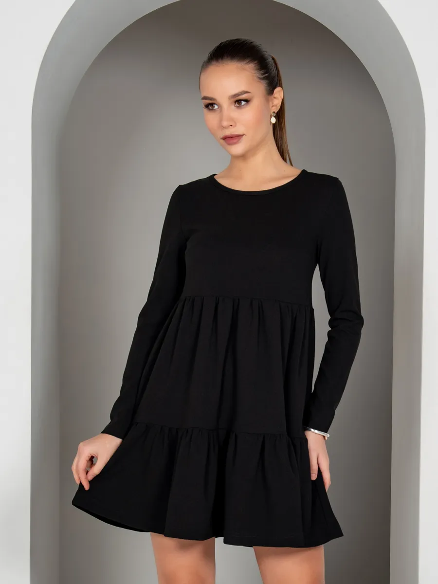 

Платье женское Vera Nova 0-304 черное 46 RU, 0-304