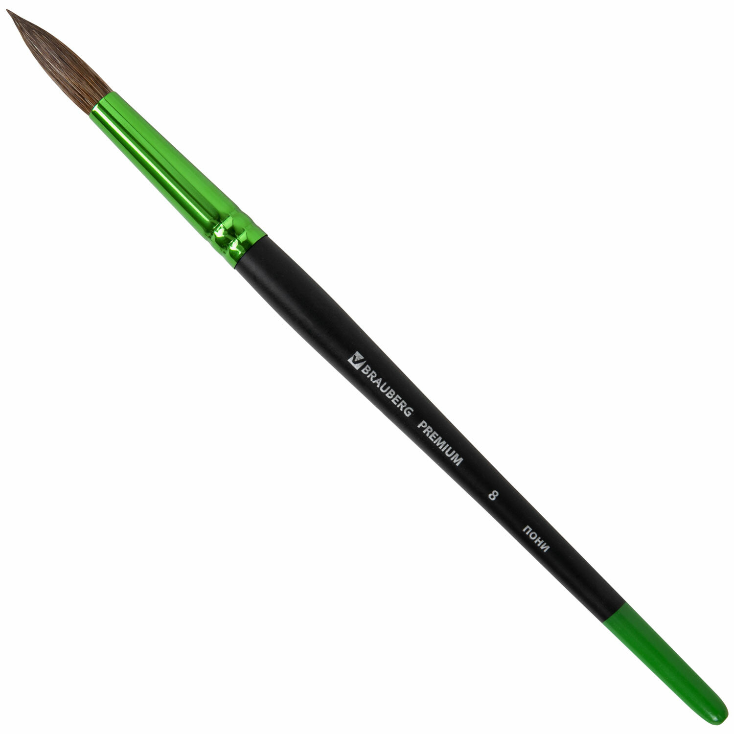 

Набор из 15 шт, Кисть из ворса пони № 8, BRAUBERG PREMIUM, 200987, Черный