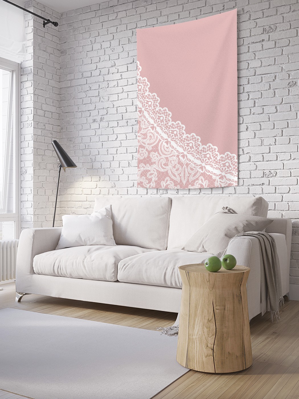 

Вертикальное фотопанно на стену JoyArty Край кружева 150x200 см, Край кружева