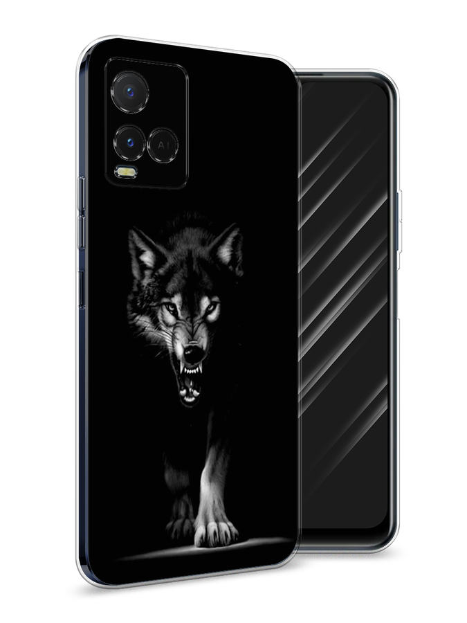 

Чехол Awog на Vivo Y21e "Волк выходит из ночи", Разноцветный, 266350-1