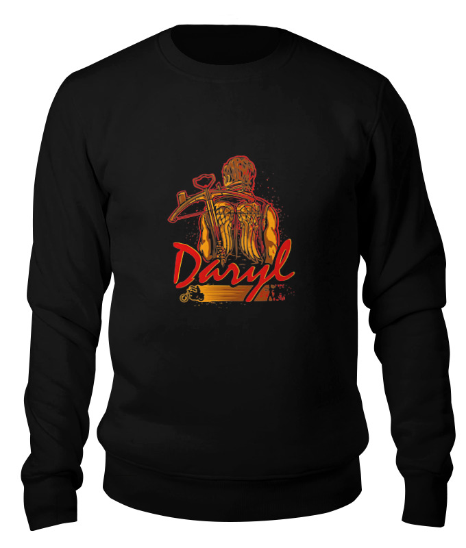 

Свитшот унисекс Printio Daryl (the walking dead) черный S, Daryl (the walking dead)