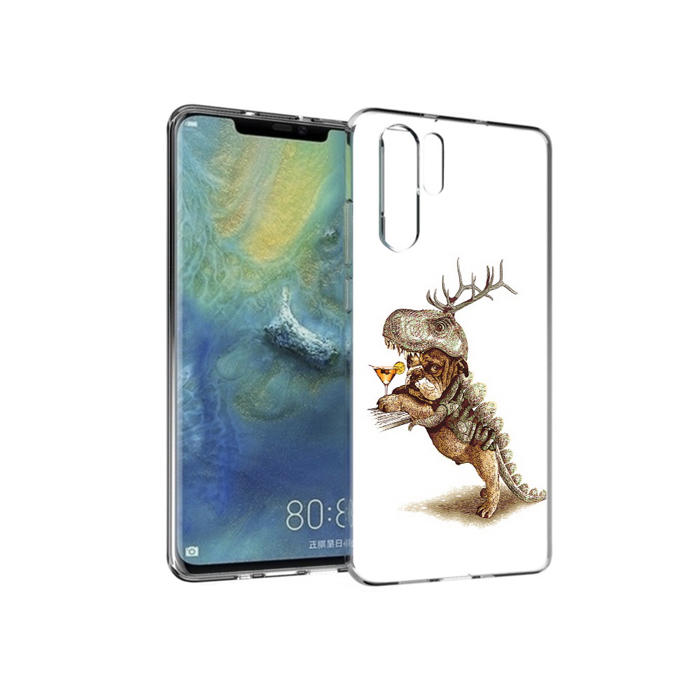 

Чехол MyPads Tocco для Huawei P30 Pro тематическая вечеринка, Прозрачный, Tocco