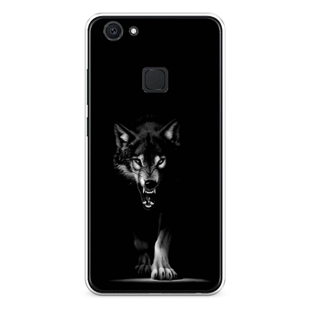

Чехол Awog на Vivo V7 "Волк выходит из ночи", Разноцветный, 260450-1