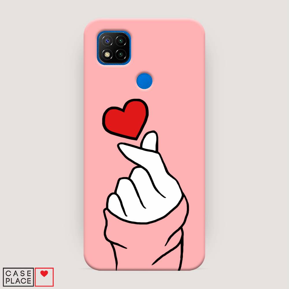 

Пластиковый чехол "Милое сердечко" на Xiaomi Redmi 9C, 39020-5