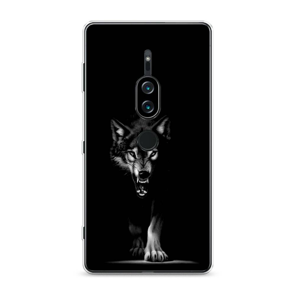 

Силиконовый чехол "Волк выходит из ночи" на Sony Xperia XZ2 Premium, 53350-1
