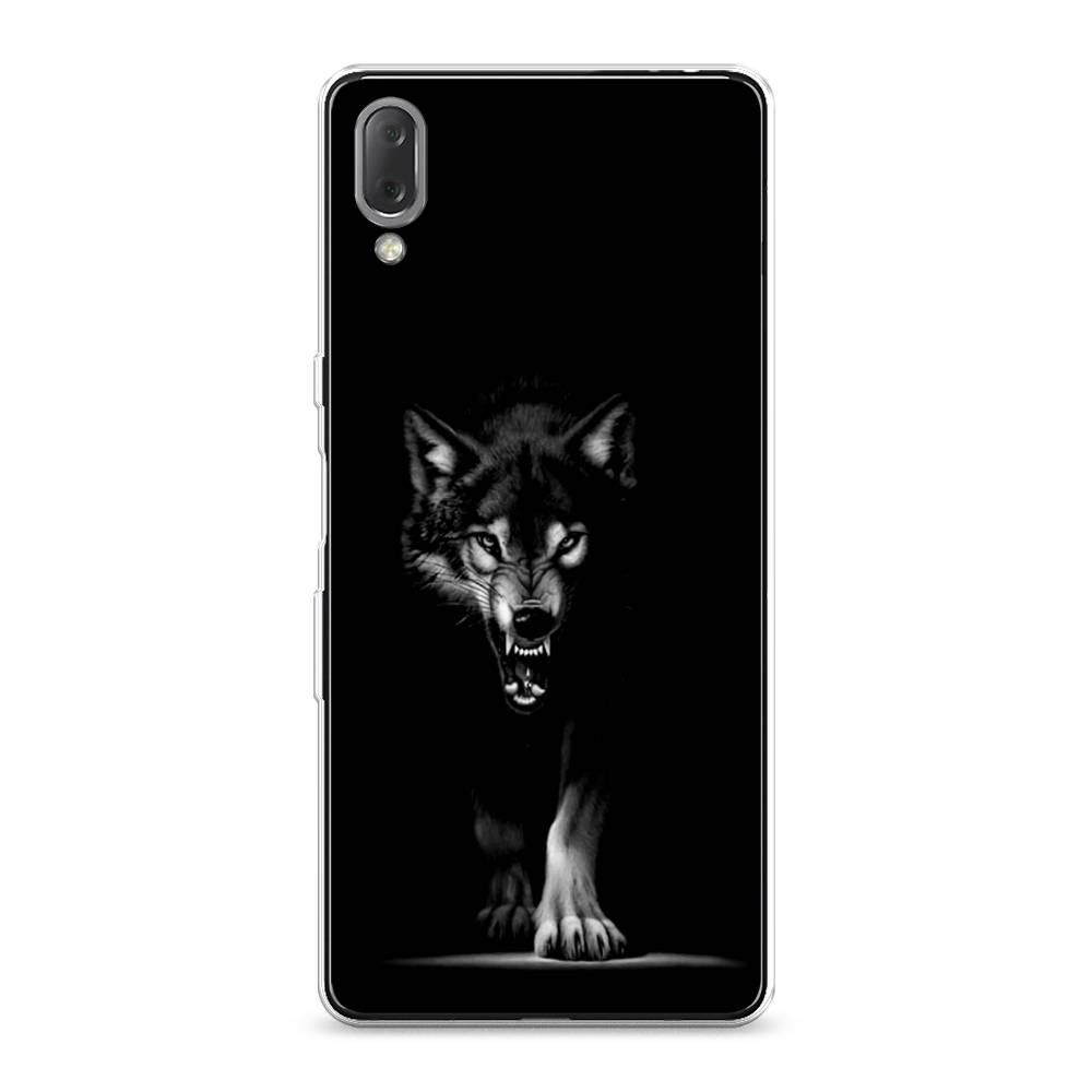 фото Силиконовый чехол "волк выходит из ночи" на sony xperia l3 awog