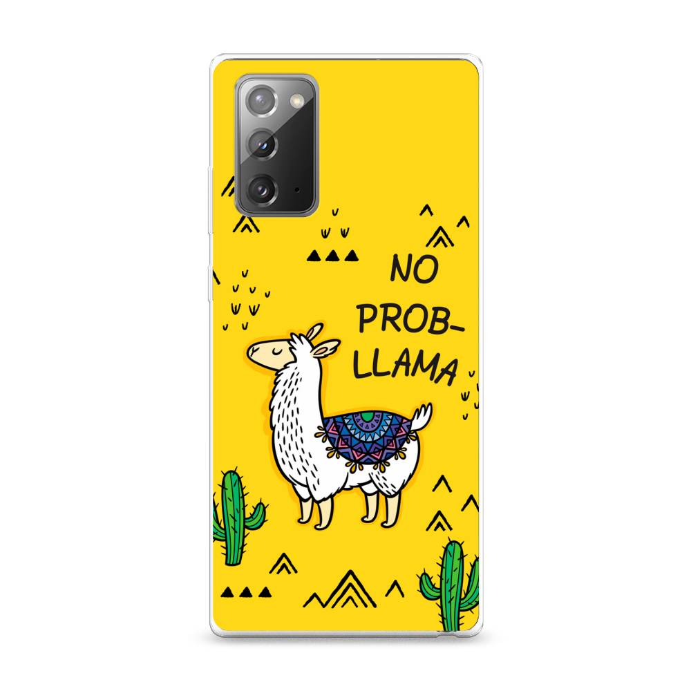 

Чехол Awog на Samsung Galaxy Note 20 / Самсунг Note 20 "No probLLama", Разноцветный, 2100950-2