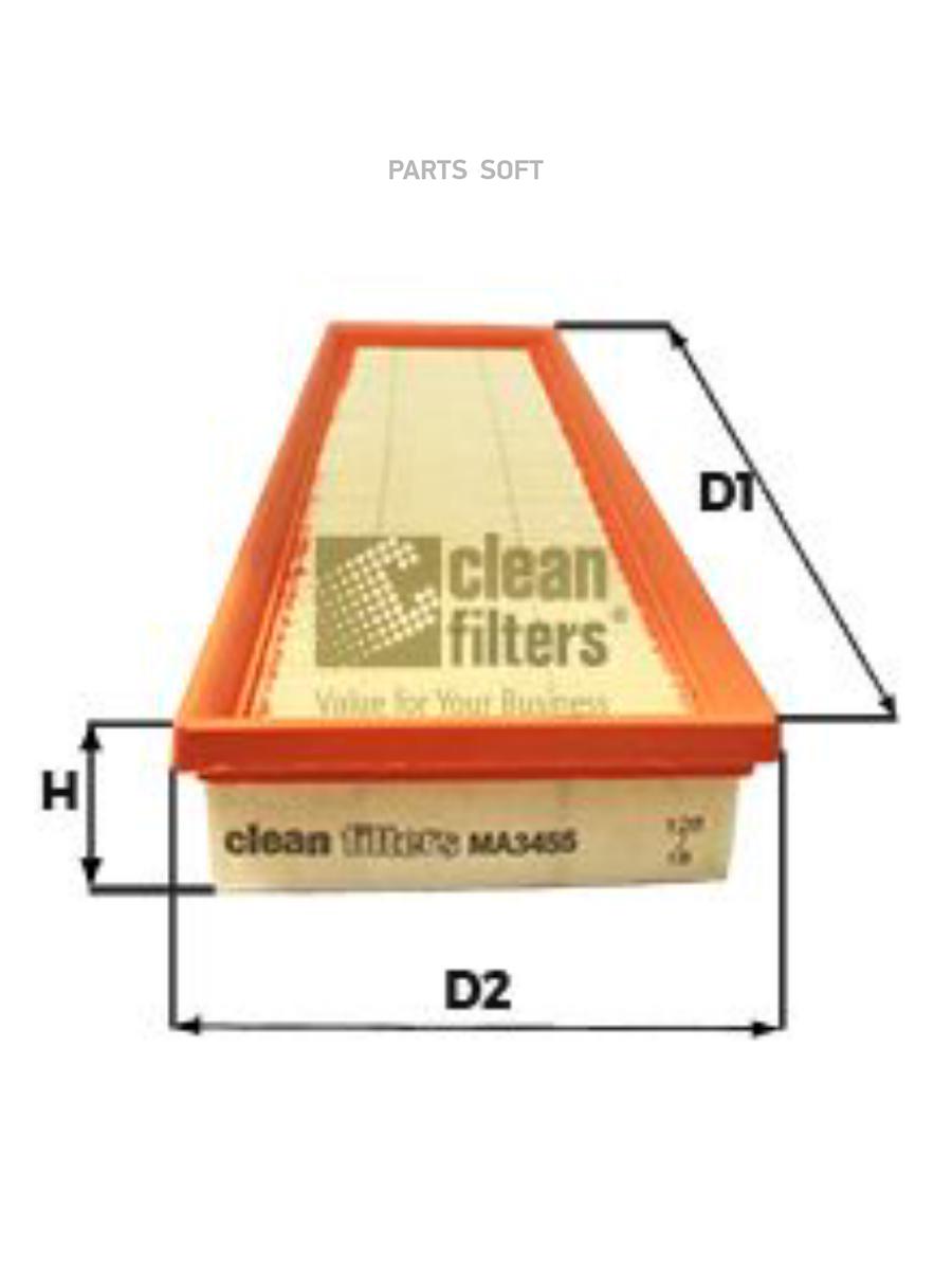 

Фильтр 1Шт CLEAN FILTER MA3455