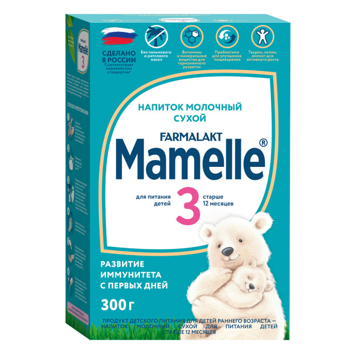 Напиток сухой Mamelle 3 молочный, с 12 месяцев, 300 г