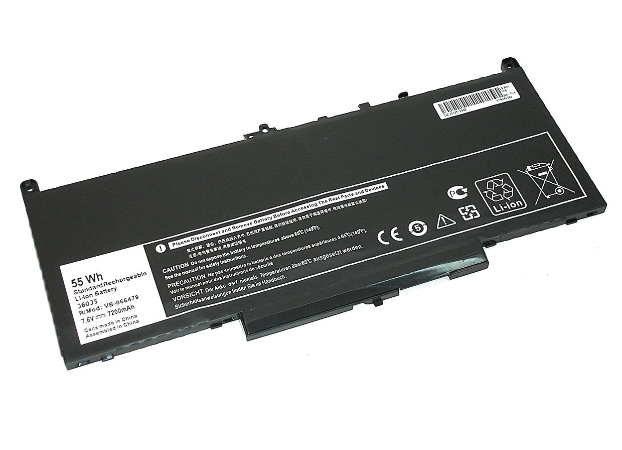 

Аккумулятор для ноутбука Dell E7270 E7470 (7.6V 7200mAh) J60J5