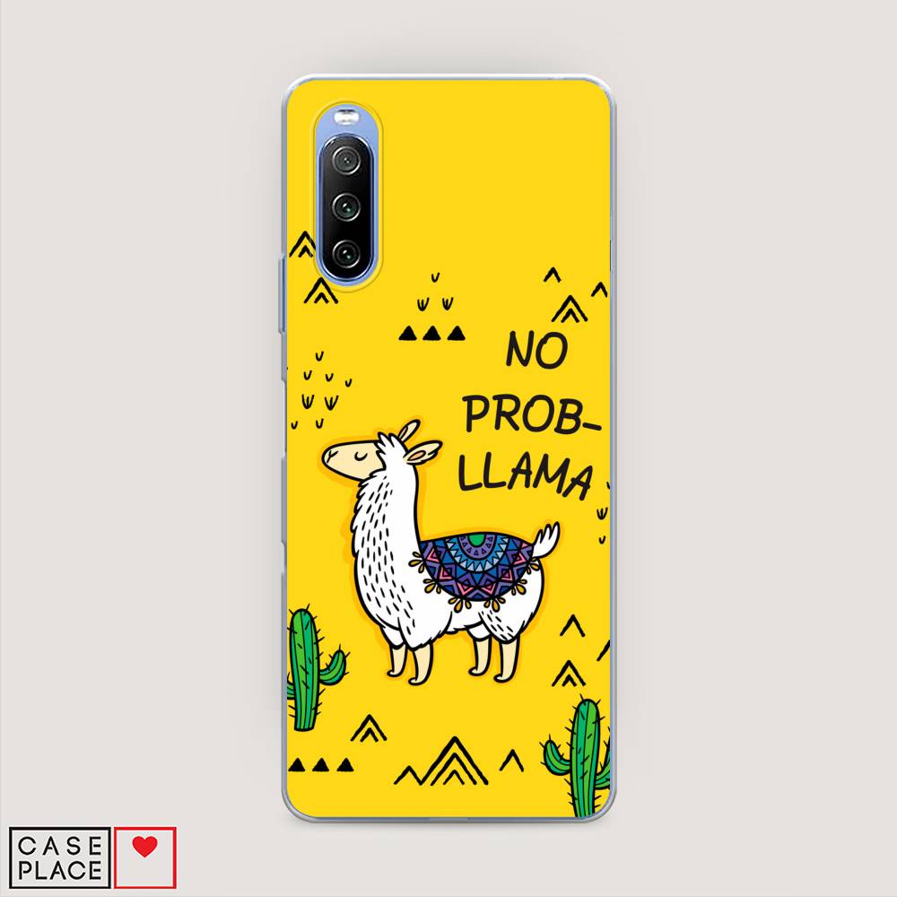 

Чехол Awog на Sony Xperia 10 III "No probLLama", Разноцветный, 54950-2