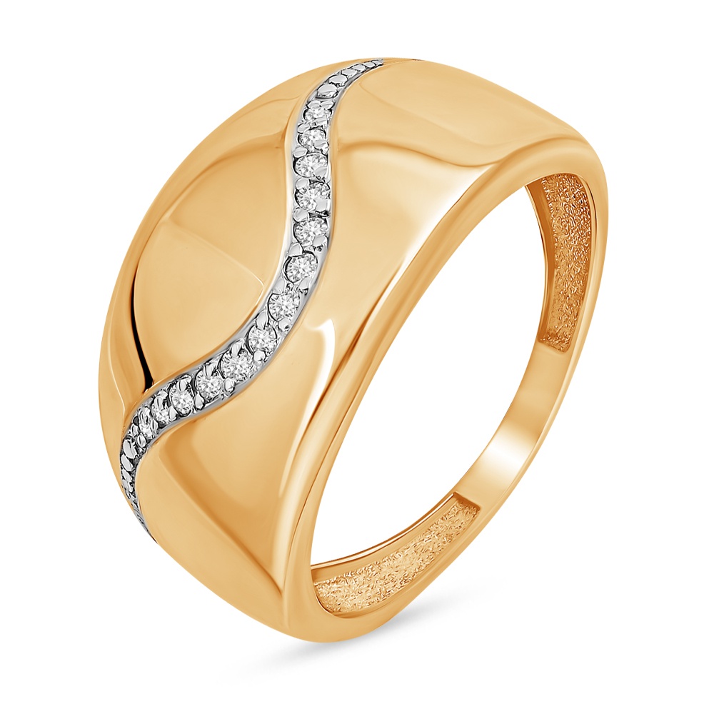 

Кольцо из серебра р. , 585Gold 701013831, фианит, 701013831