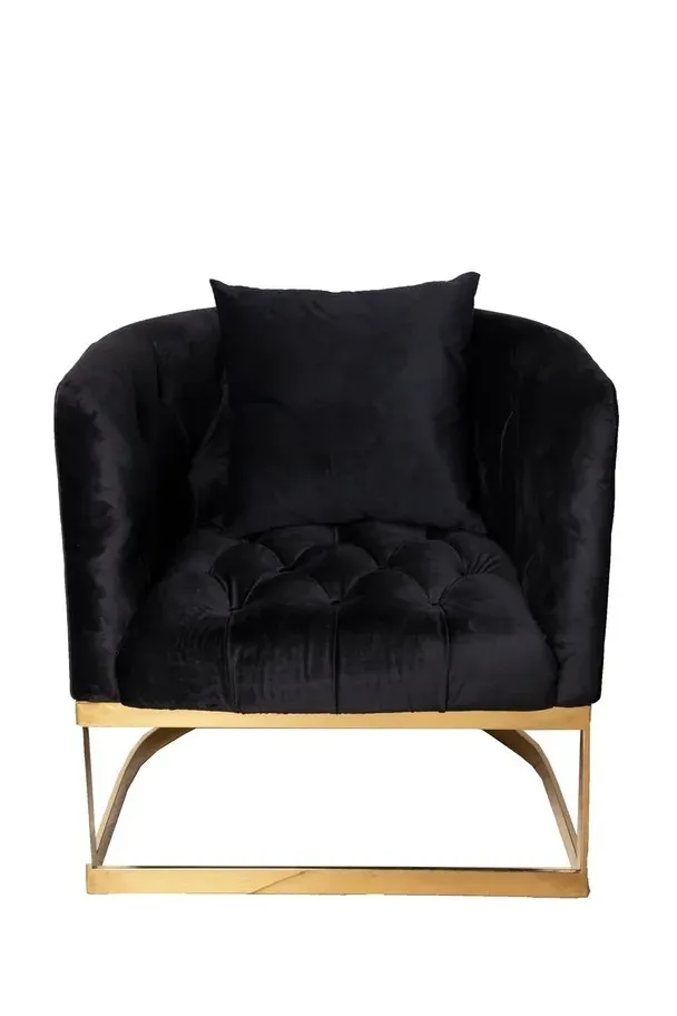 Кресло-диван чёрный