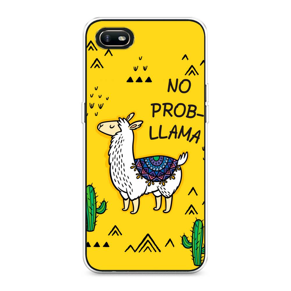 

Чехол Awog на Oppo A1k "No probLLama", Разноцветный, 252150-2