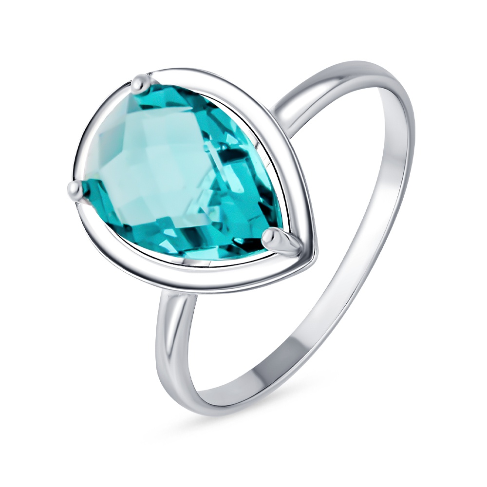 

Кольцо из серебра р.  585Gold 701013843, циркон, 701013843