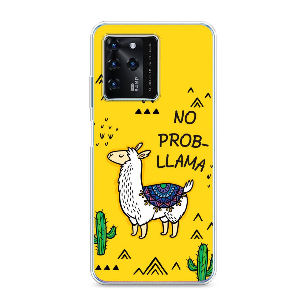 фото Чехол awog "no probllama" для zte blade v30