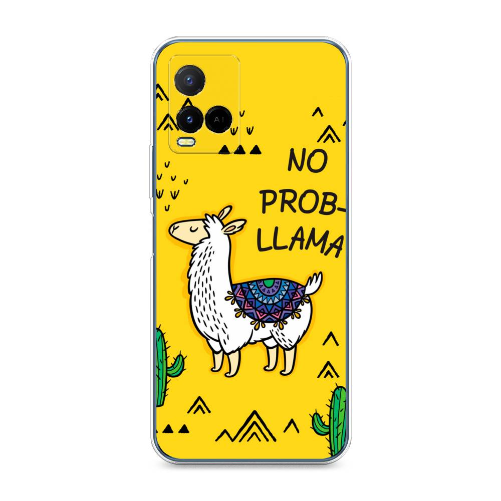 

Чехол Awog на Vivo Y21 "No probLLama", Разноцветный, 265050-2