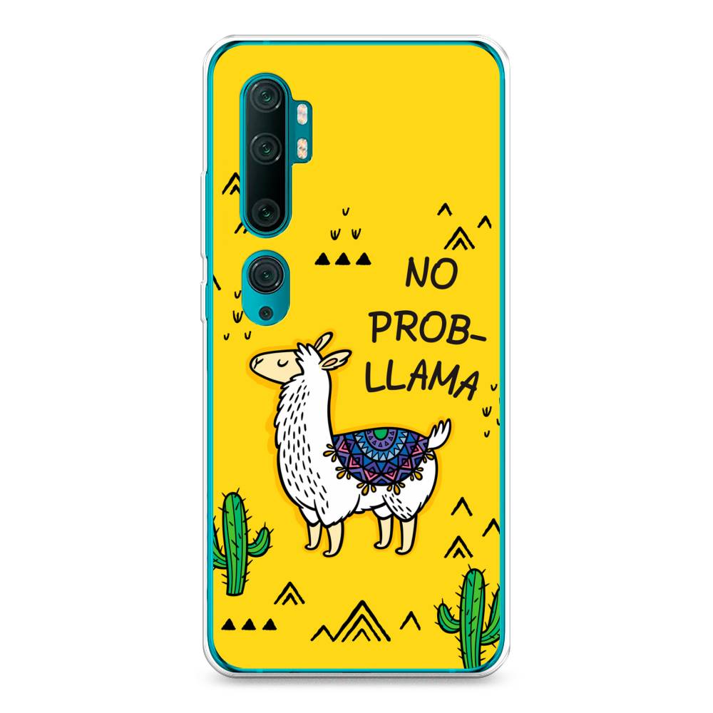 

Чехол Awog на Xiaomi Mi Note 10/Mi Note 10 Pro "No probLLama", Разноцветный, 37350-2
