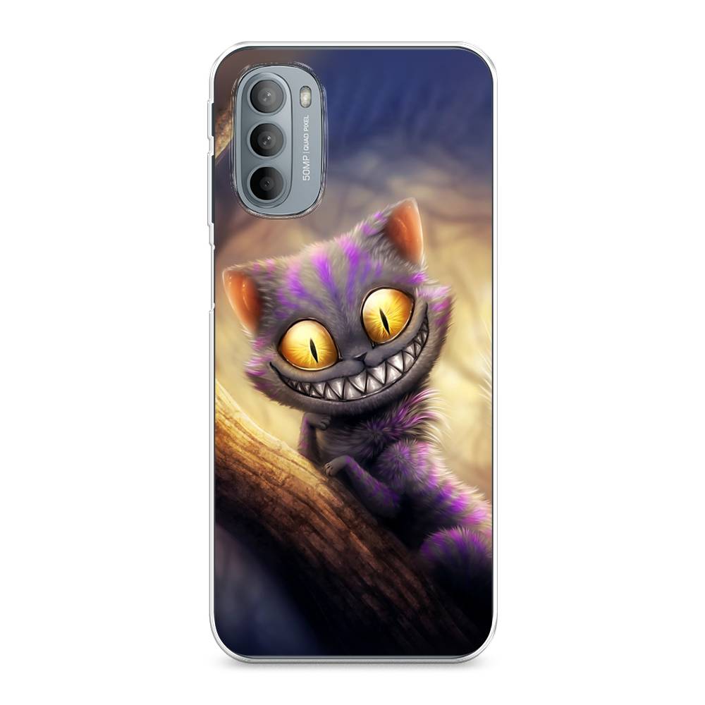 фото Силиконовый чехол "cheshire cat" на motorola moto g31 awog