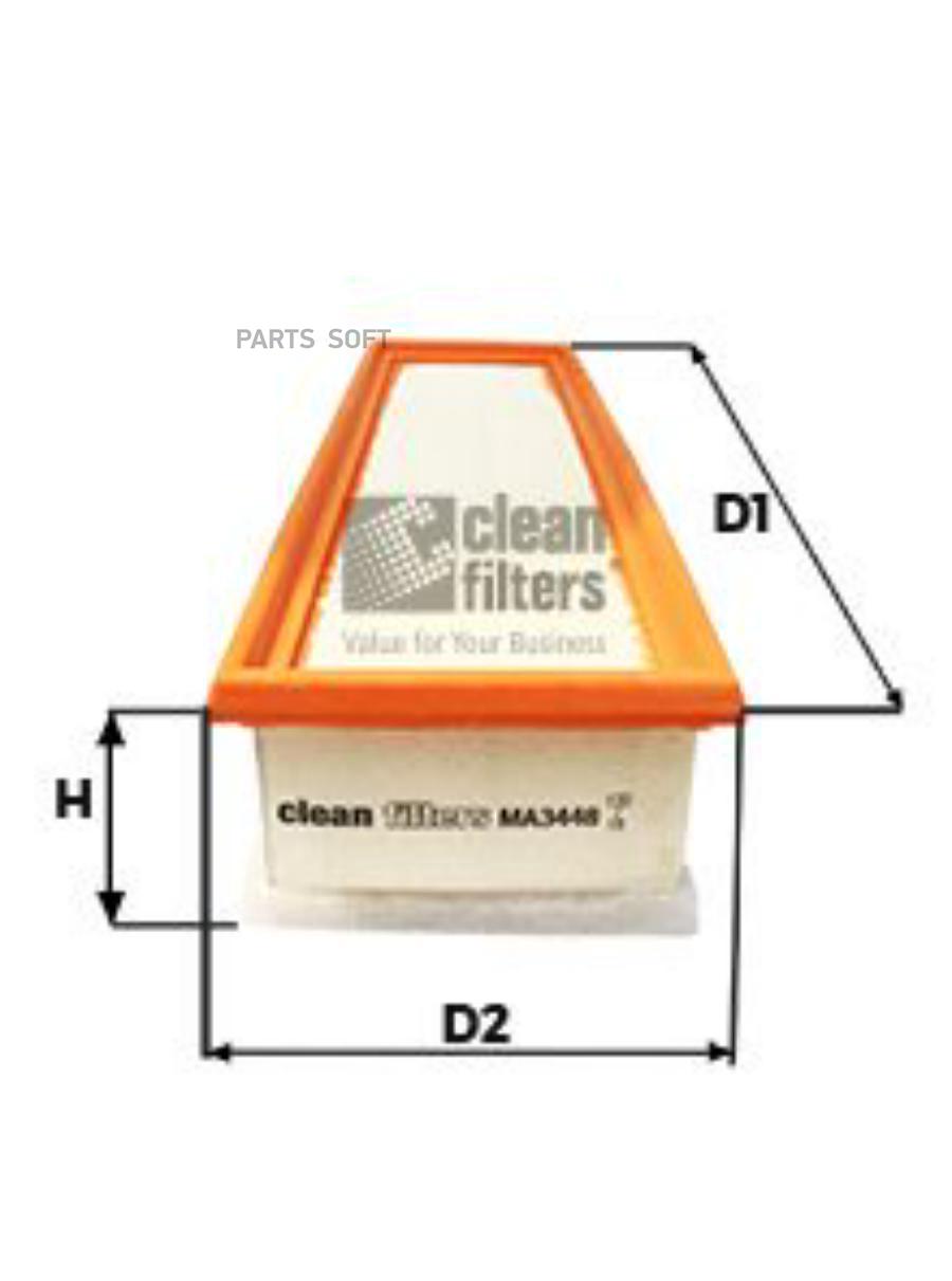 

Фильтр 1Шт CLEAN FILTER MA3448