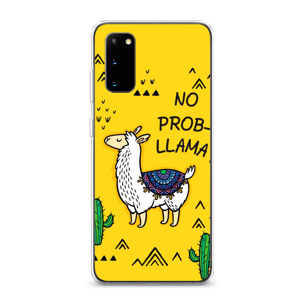 

Чехол Awog на Samsung Galaxy S20 "No probLLama", Разноцветный, 29250-2