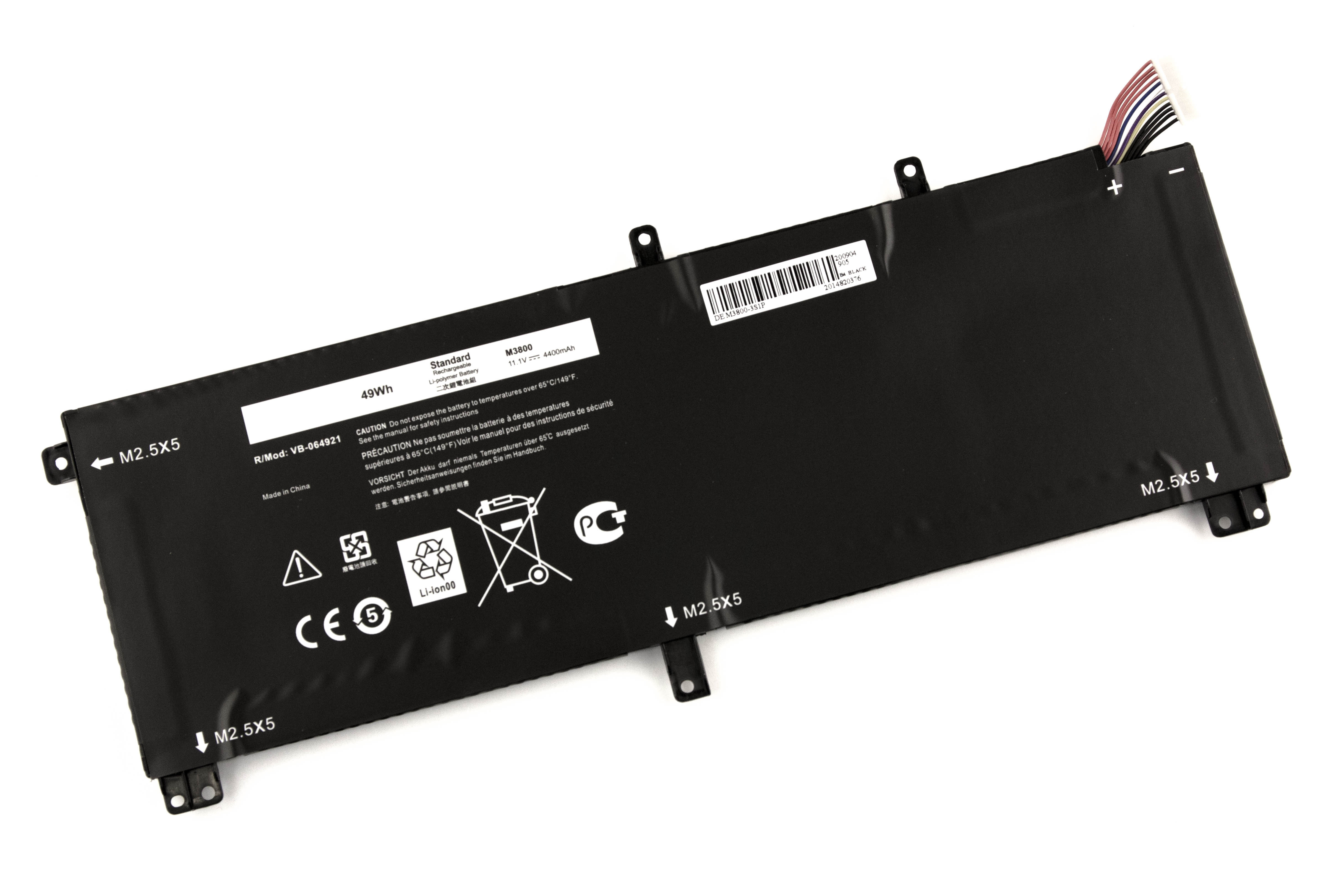 

Аккумулятор для ноутбука Dell XPS 9530 Precision M3800 (11.1V 4400mAh) 0H76MY 245RR