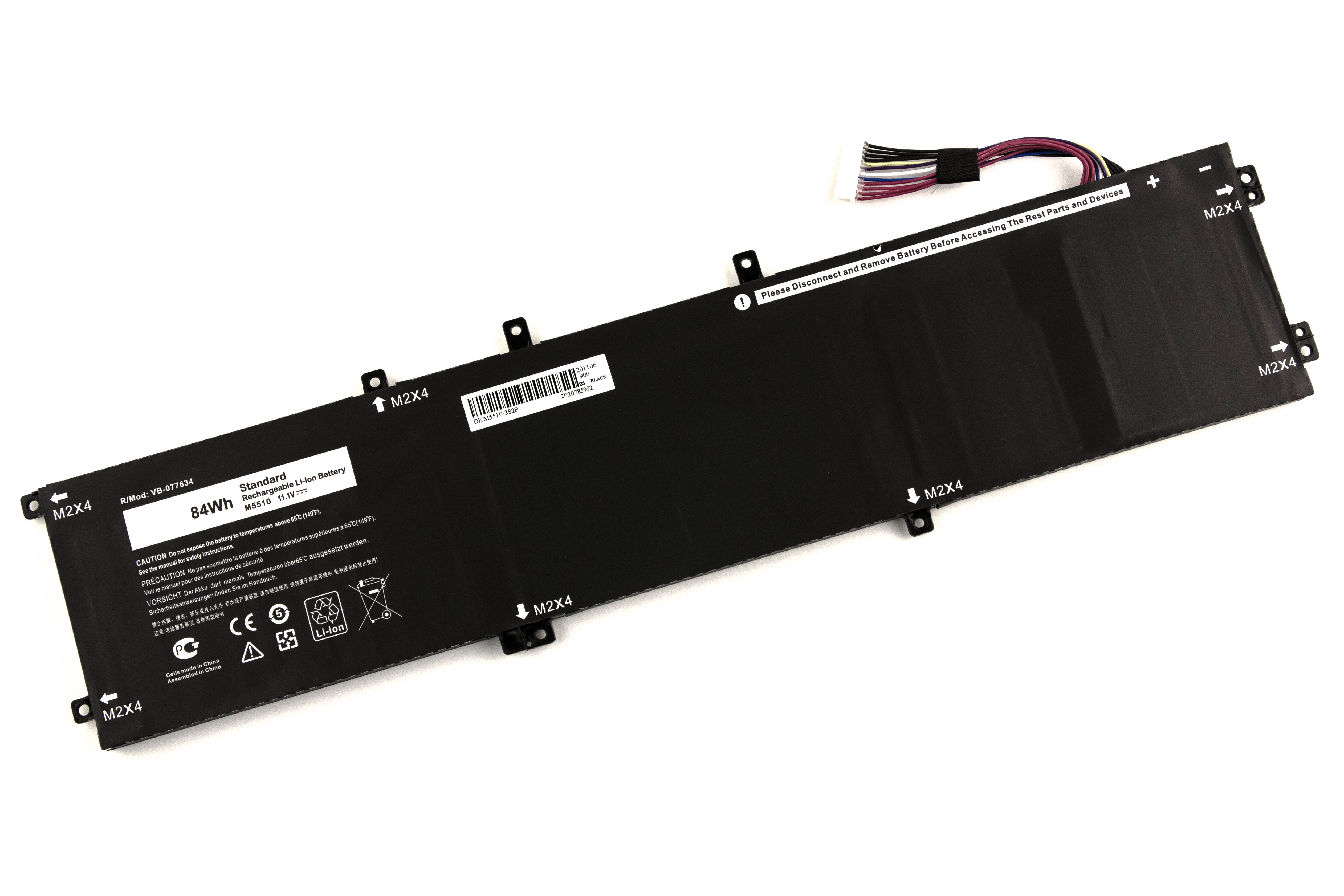 

Аккумулятор для ноутбука Dell XPS 15-9550 (11.4V 5200mAh) 4GVGH 01P6KD 1P6KD