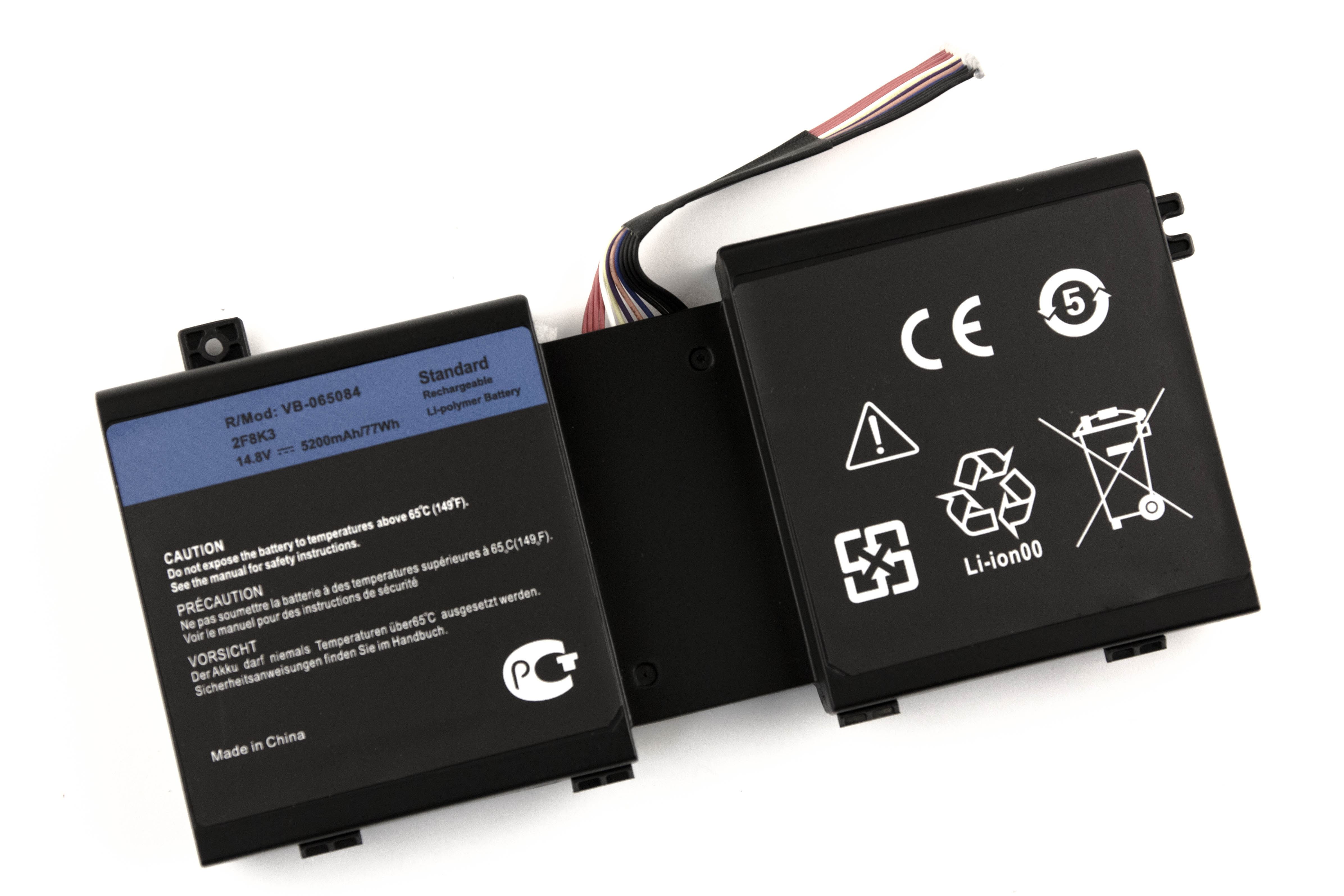 

Аккумулятор для ноутбука Dell Alienware M17x R5 (14.8V 5200mAh) 02F8K3 2F8K3