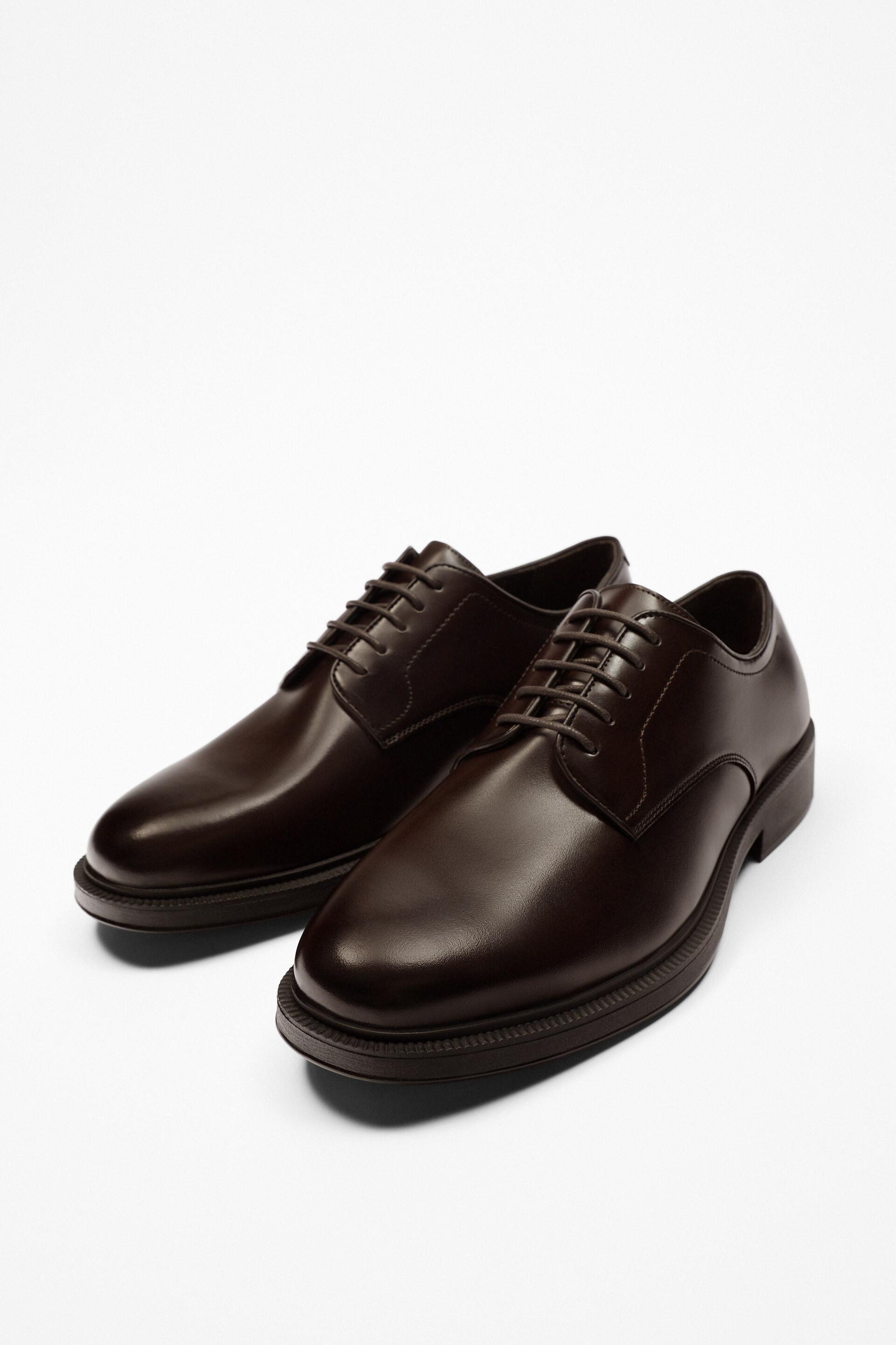 

Туфли мужские ZARA 12401922 коричневые 40 RU (доставка из-за рубежа), 12401922