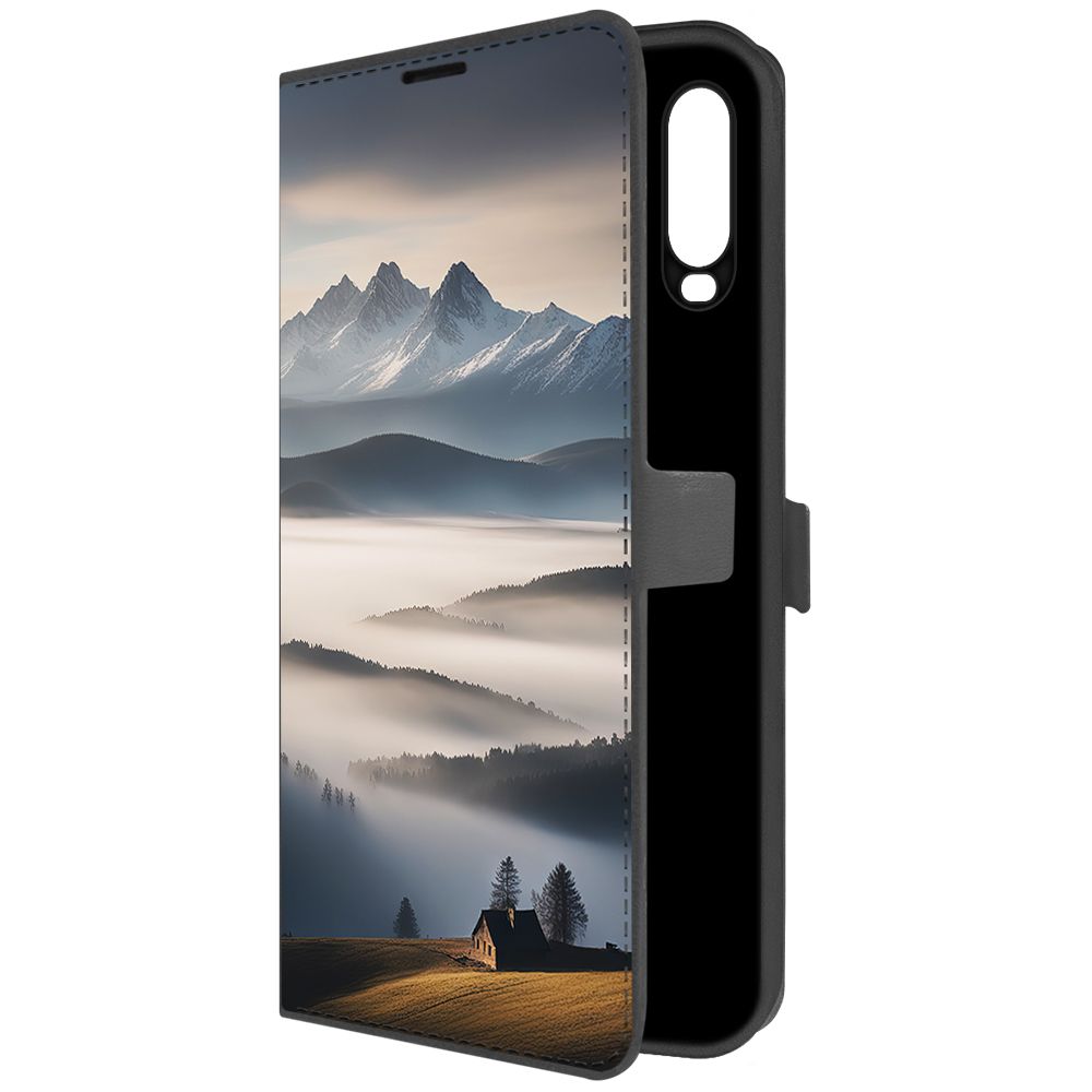 

Чехол-книжка Krutoff Eco Book для Vivo Y12 Туман (черный)