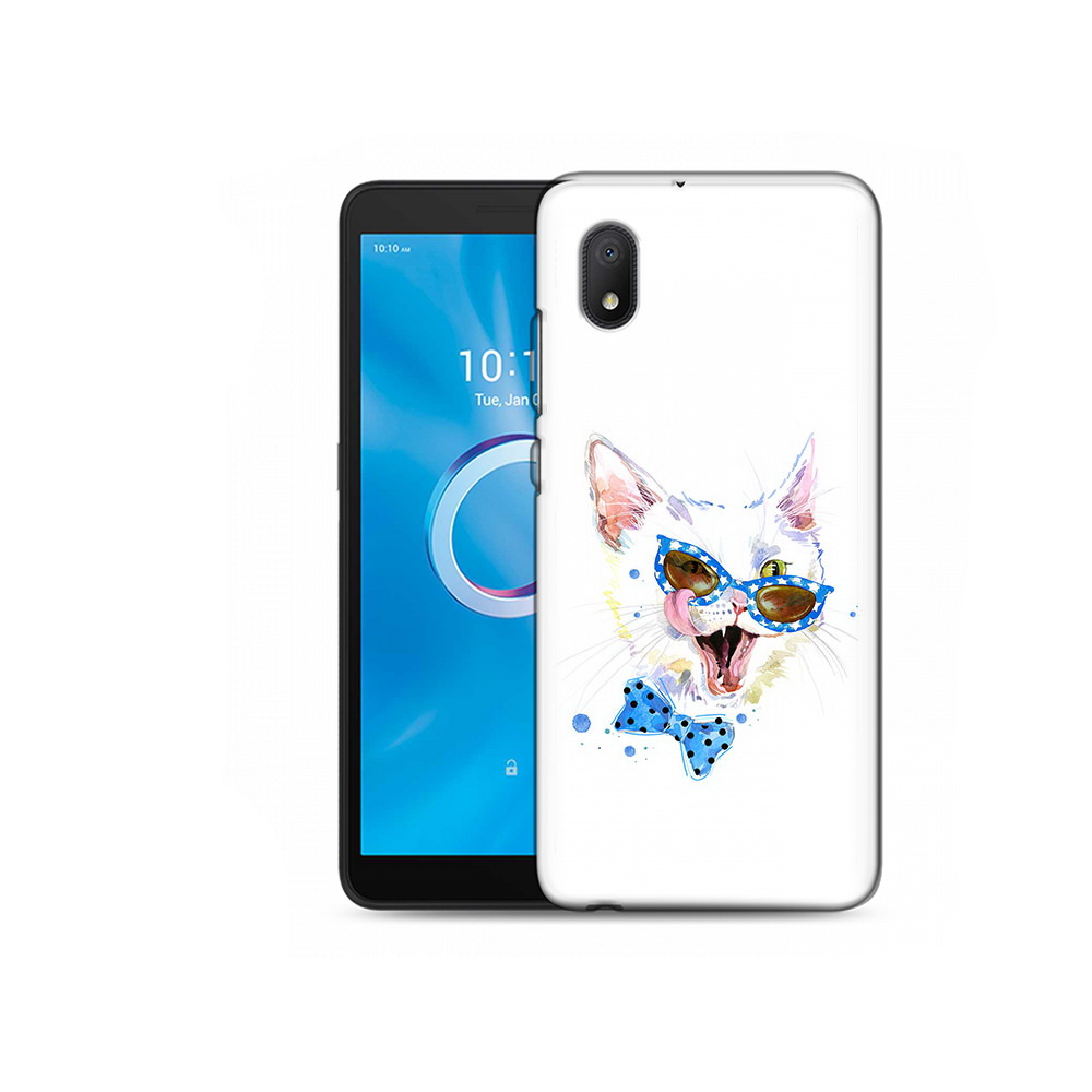 

Чехол MyPads Tocco для Alcatel 1B 5002H белый кот (PT227135.663.229), Tocco