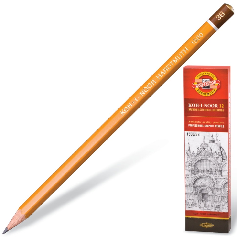 

Карандаш чернографитный KOH-I-NOOR 1500 12 шт