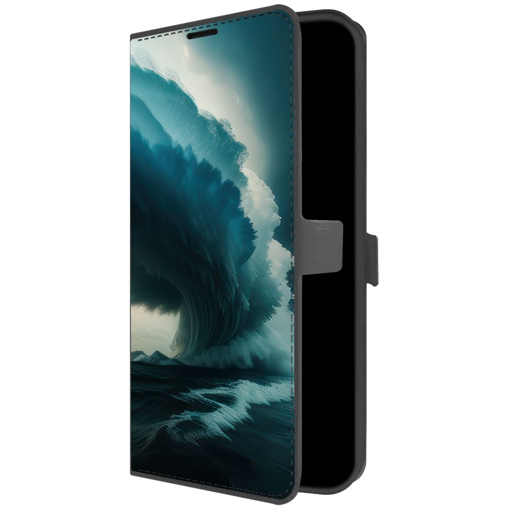 

Чехол-книжка Krutoff Eco Book для Xiaomi Redmi 9 Торнадо (черный)