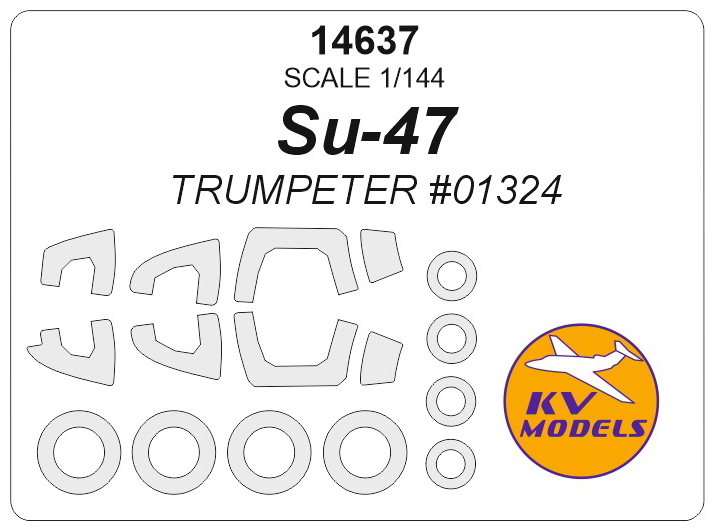 14637KV Окрасочная маска Су-47 TRUMPETER 01324 маски на диски и колеса 100071037865