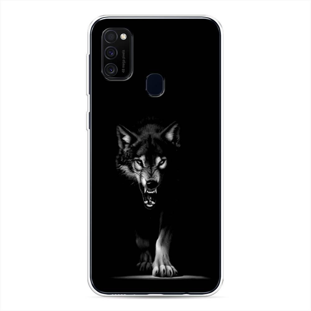 

Чехол Awog на Samsung Galaxy M30s/M21 "Волк выходит из ночи", Разноцветный, 29850-1