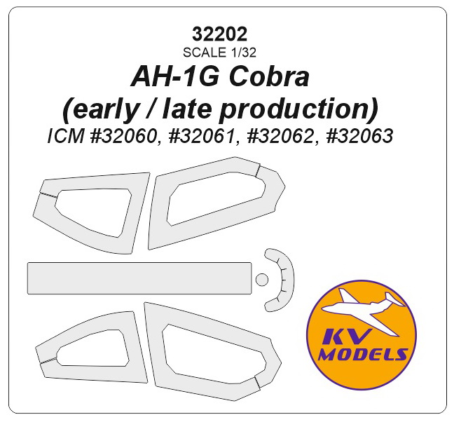 

32202KV AH-1G Cobra early / late production - ICM 32060, 32061, 32062, 32063