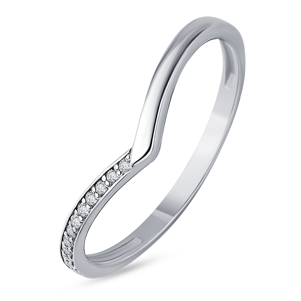 

Кольцо из серебра р.  585Gold 701013500, циркон, 701013500