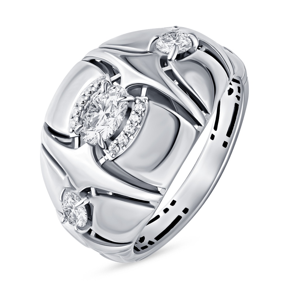 

Кольцо из серебра р.  585Gold 799000139, фианит, 799000139